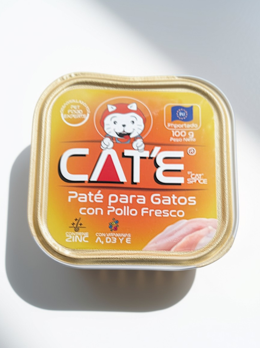 CATE – Paté para Gatos con Pollo Fresco