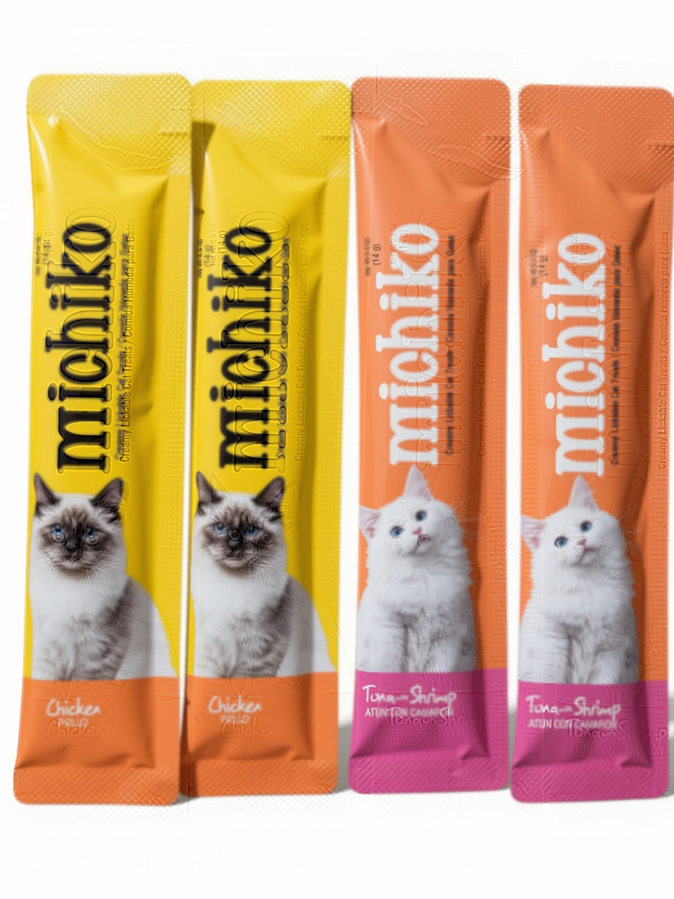 Michiko – Snacks Cremosos para Gatos