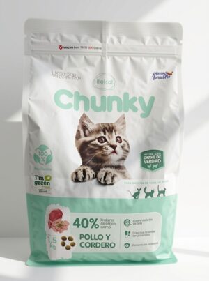 Chunky Gatos Pollo y Cordero 1,5 kg