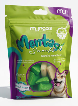 Mungos Snacks para Perros Sabor Menta 50gr