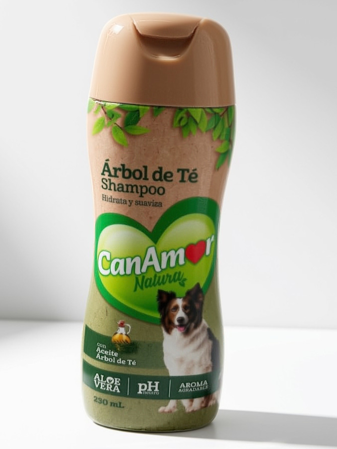 Shampoo Árbol de Té CanAmor Natura 230 mL